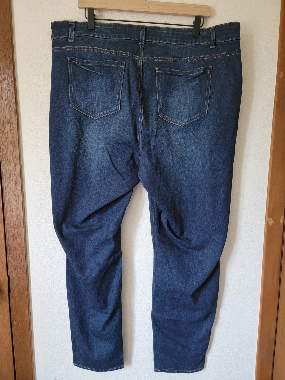 hippie laundry Women's Dark Blue Skinny Mid Rise Jeans Size 22 - Picture 7 of 11